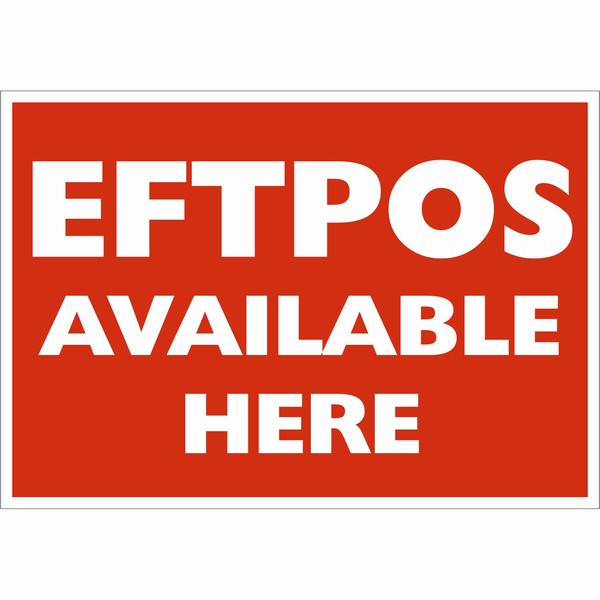 EFTPOS available here